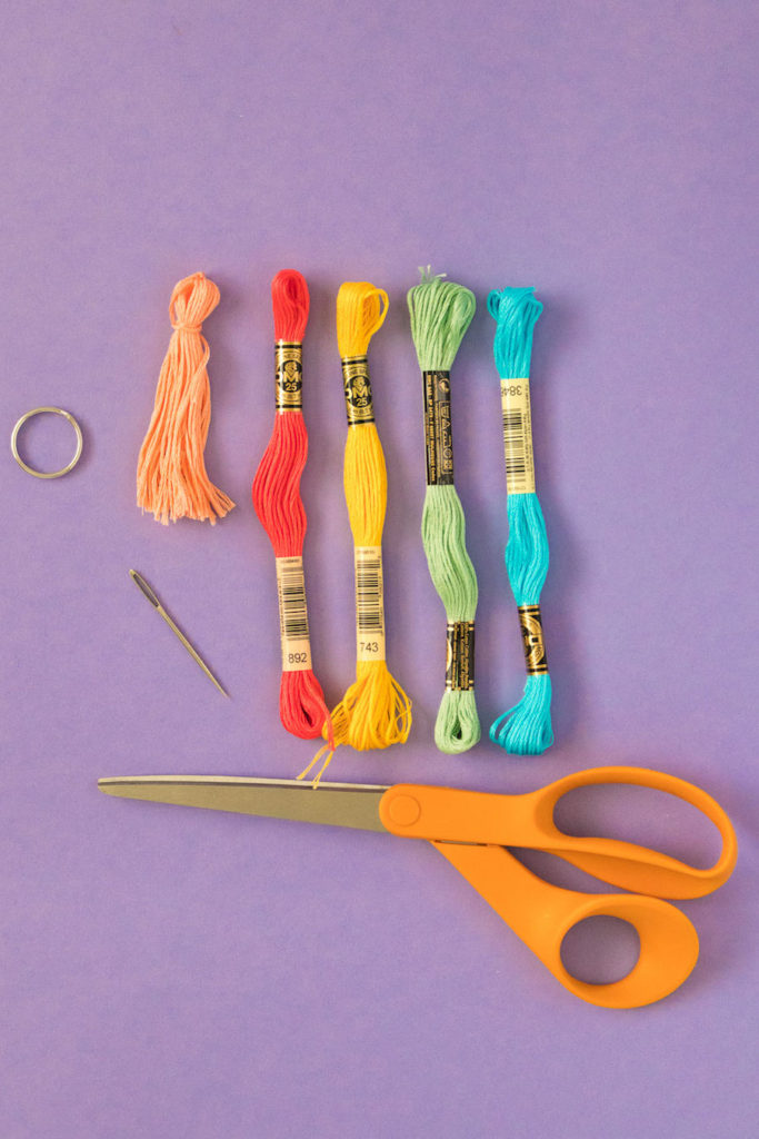 Dress up your Keys! How to Make a Layered Tassel Keychain Carrie Colbert