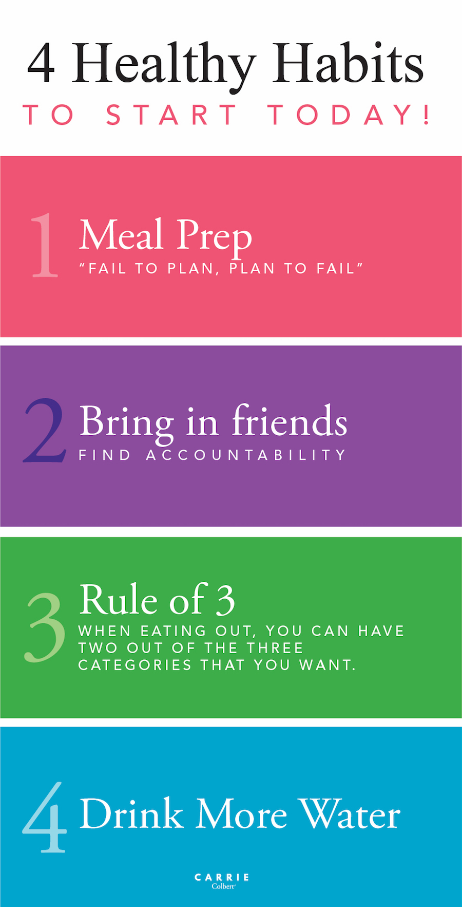new year, whole me 4 healthy habits